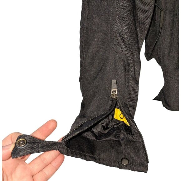 Scorpion Exo Women Blk Motorcycle Jacket Large Quilted Zippered Cuffs liner - Picture 7 of 16